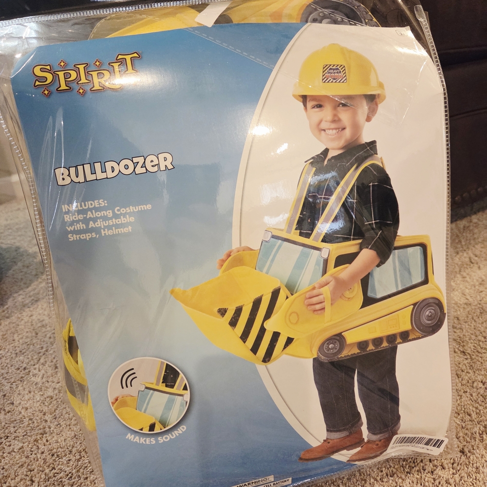 Spirit Yellow Bulldozer Ride-On Toy
